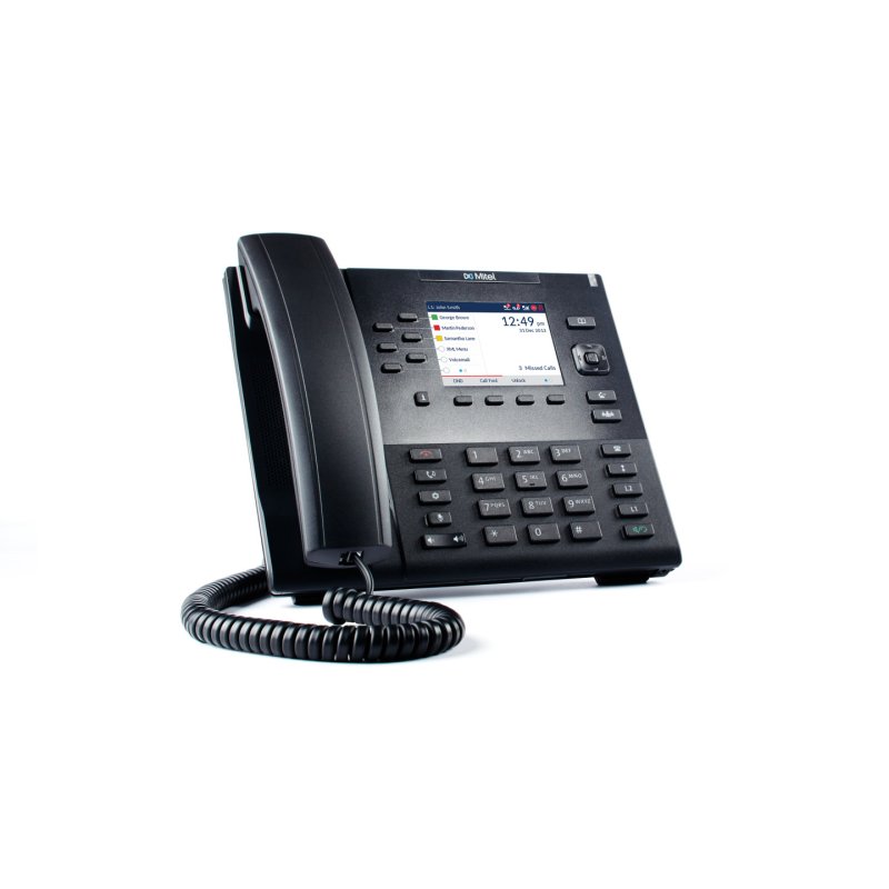 Mitel 80C00002AAA-A téléphone fixe Noir 9 lignes LCD