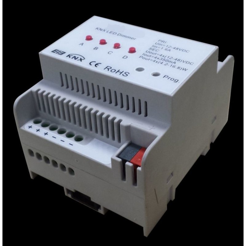 Synergy 21 LED Serie EOS 08 KNX Controller Dimmer 4*700mA Hutschiene