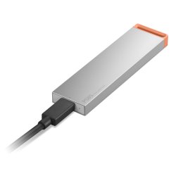 Lenovo 4XB1T88413 lecteur à circuits intégrés externe 2 To USB Type-C 3.2 Gen 2 (3.1 Gen 2) Gris