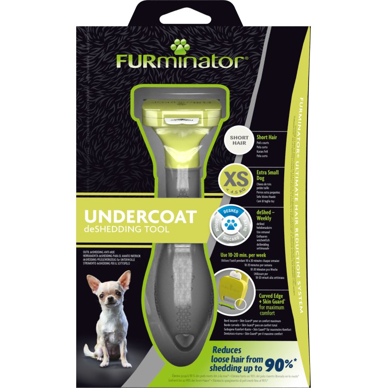 FURminator DeShed Grey, Yellow Dog Deshedder
