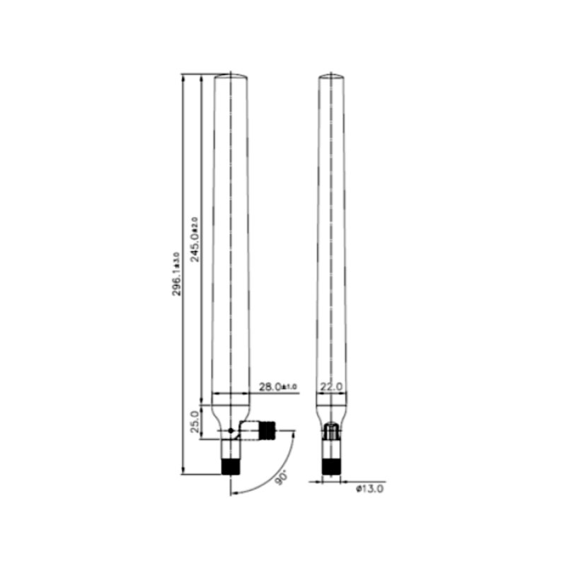 DeLOCK 88991 network antenna Omni-directional antenna RP-SMA 9 dBi