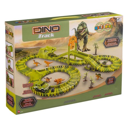 Multi Track - Dino Race Track Set, 168 Pieces (41747)