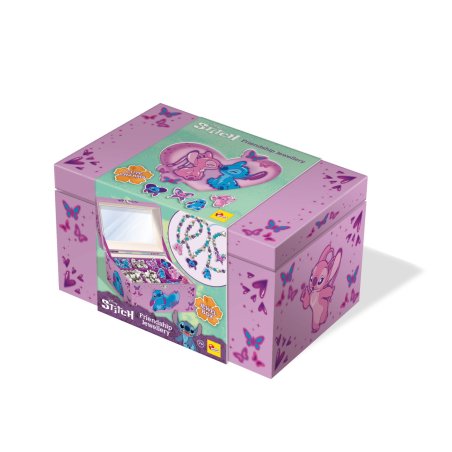 Stitch - Friendship Jewellery Box with Beads & Charms (63330)