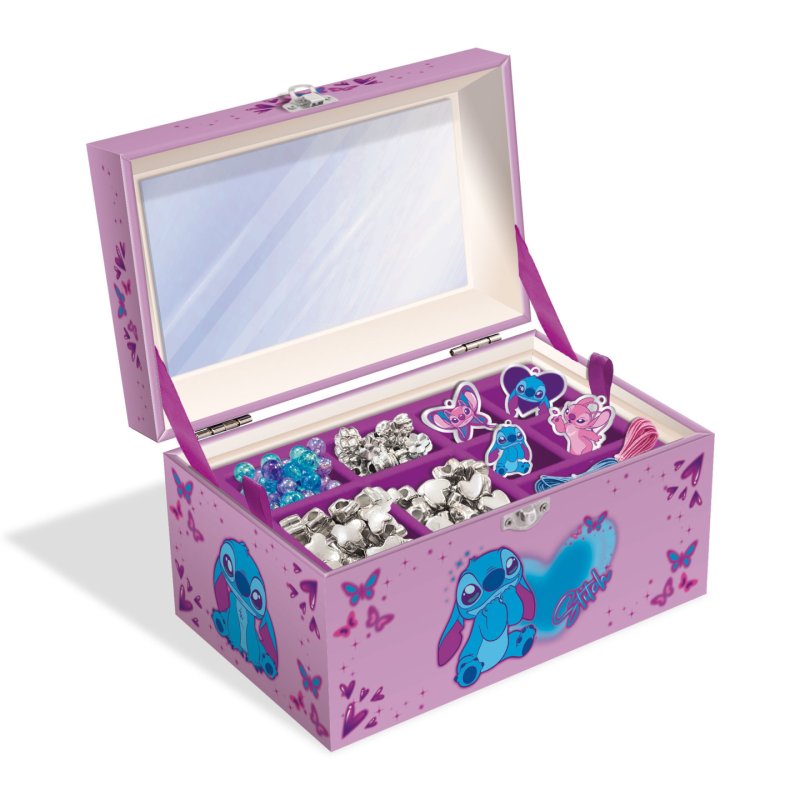 Stitch - Friendship Jewellery Box with Beads & Charms (63330)