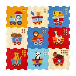 B Beez - Foam Floor Puzzle Mat, 19 Pcs (53004)