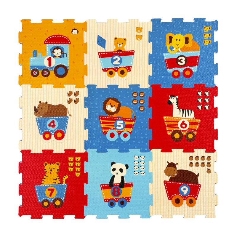 B Beez - Foam Floor Puzzle Mat, 19 Pcs (53004)