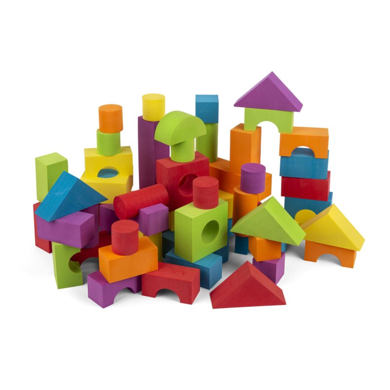 B Beez - Foam Blocks, 60 Pcs (53007)