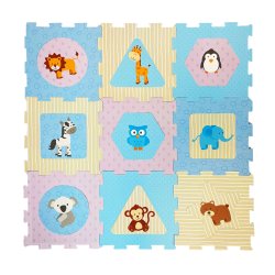 B Beez - Foam Floor Puzzle Mat, 18 Pieces (53005)