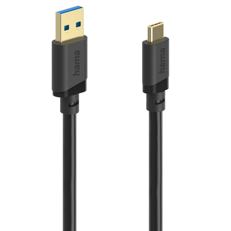 Hama 00202005 USB cable USB 3.2 Gen 1 (3.1 Gen 1) 0.75 m USB A USB C Black