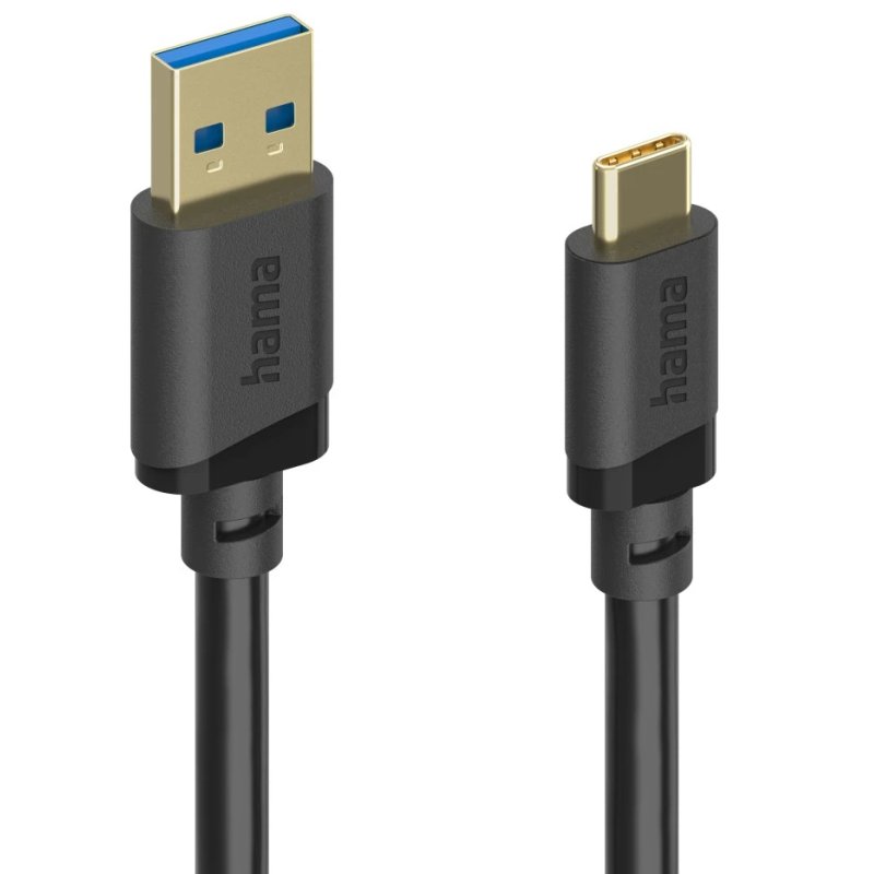 Hama 00202005 USB cable USB 3.2 Gen 1 (3.1 Gen 1) 0.75 m USB A USB C Black