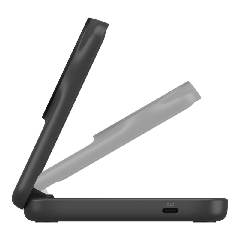 Belkin Qi2 Fitness tracker, Casques, Smartphone, Smartwatch Noir USB Recharge sans fil Charge rapide Intérieure