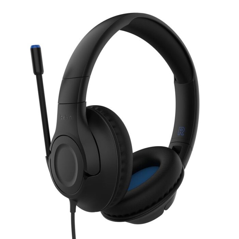 Belkin Gaming On-Ear Kopfhrer fr Kinder mit Kabel ENA011hqBK