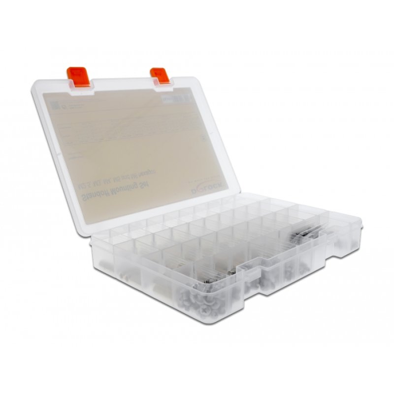 DeLOCK Set de montage de sécurité M2.5, M3, M4, M5 et M6, hexagonal, 362 unités