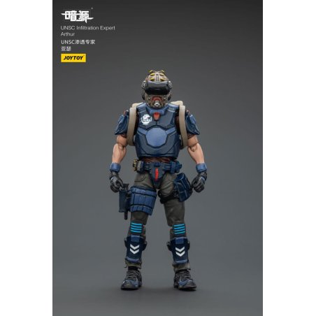 UNSC Dark Source Action Figur Infiltration Expert Arthur 7 cm
