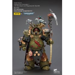 Warhammer 40k Action Figure 1/18 Death Guard Deathshroud Terminator 1 with Manreaper and Plaguespurter Gauntlet 14 cm