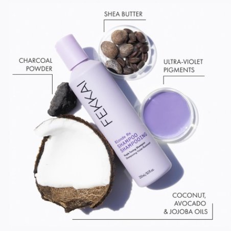 Blonde Rx Purple Toning Shampoo 250ml Nourishing Anti-Yellowing Shampoo