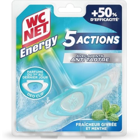 WC Net Energy Antiscale Block 5 Actions Frosty Freshness and Mint 38g
