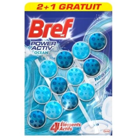 Bref Power Aktiv Toilet Block Ocean 3x50g
