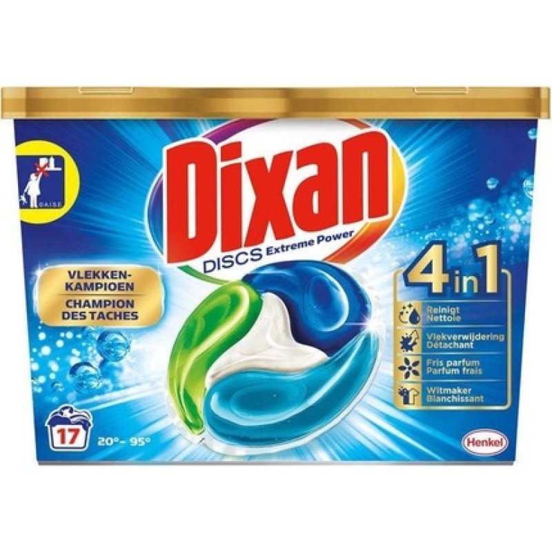 Dixan Discs Extreme Power 4in1 17 Pieces