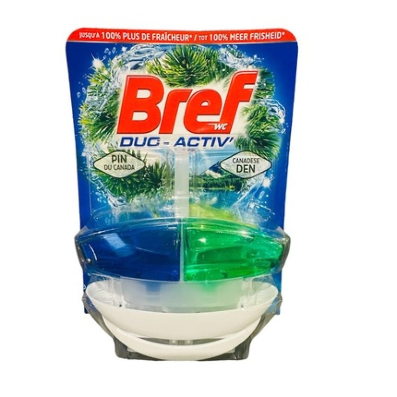 Bref Wc Block Duoactiv Starter Kit 50ml Canadian Pine Powerful Cleaning & Fresh Scent