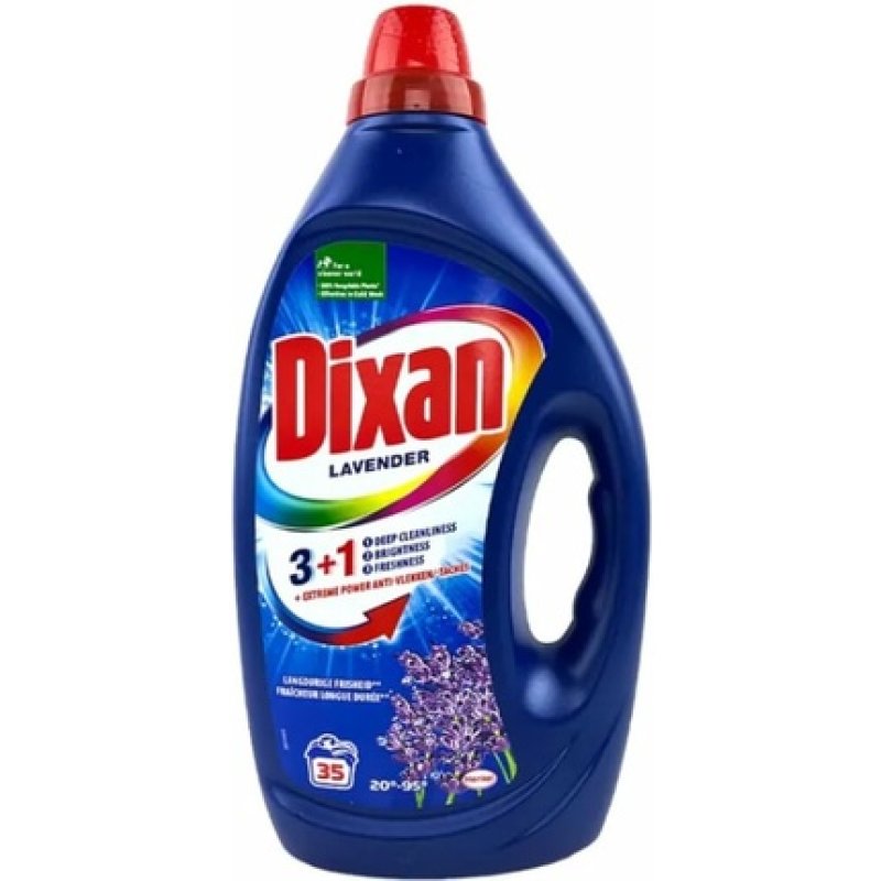 Dixan Liquid Detergent Lavender 35 Washes 1.75 Liters