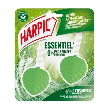 Harpic 3665468500003 bathroom/toilet cleaner Rim block Eucalyptus Deodorizer block