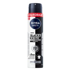 Nivea Deodorant Spray 250ml Men Black & White Invisible Xxl