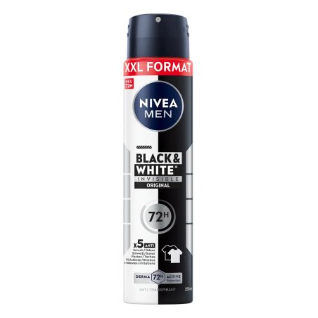Nivea Deodorant Spray 250ml Men Black & White Invisible Xxl