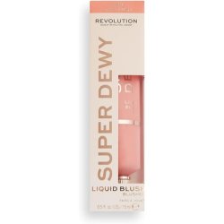 Makeup Revolution Superdewy Liquid Blusher Highly Pigmented Buildable Formula Fake The Flush 15ml
