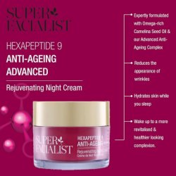 Super Facialist Hexapeptide 9 Anti-Ageing Advanced Night Cream 50ml