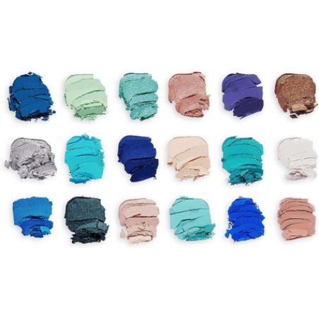 Makeup Revolution Forever Flawless Eyeshadow Palette Ice 18 Shades 19.8g