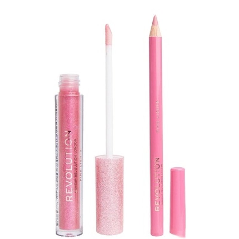 Shimmer Lip Kit Pink Lights
