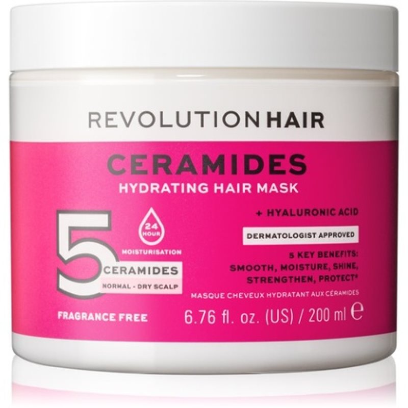Revolution Haircare 5 Ceramides Hyaluronic Acid Hair Mask 200 Ml