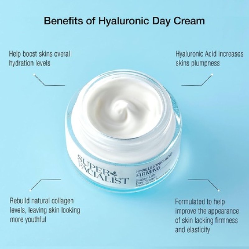 Super Facialist Hyaluronic Acid Firming Super Lift Day Cream with Calcium and Copper 50ml