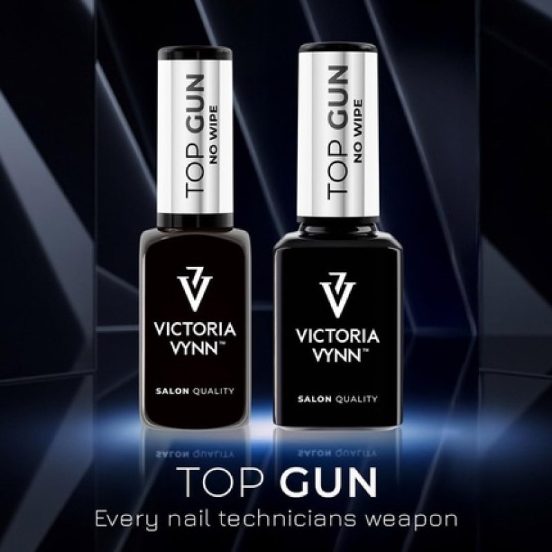 Victoria Vynn Gel Polish Top Gun No Wipe UV/LED Top Coat Clear Finish
