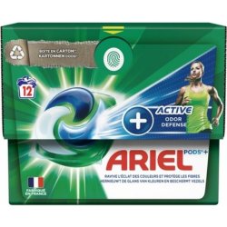 Ariel Original Active Odor Control Laundry Capsules Pods For White & Colored Laundry 12 Washes
