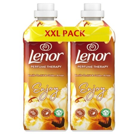 Lenor Perfume Therapy Vanilla Orchid & Golden Amber Fabric Softener Xxl Pack 2810 Ml