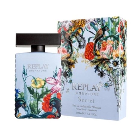 REPLAY Signature Secret for Women Eau de Toilette 100ml Bottle