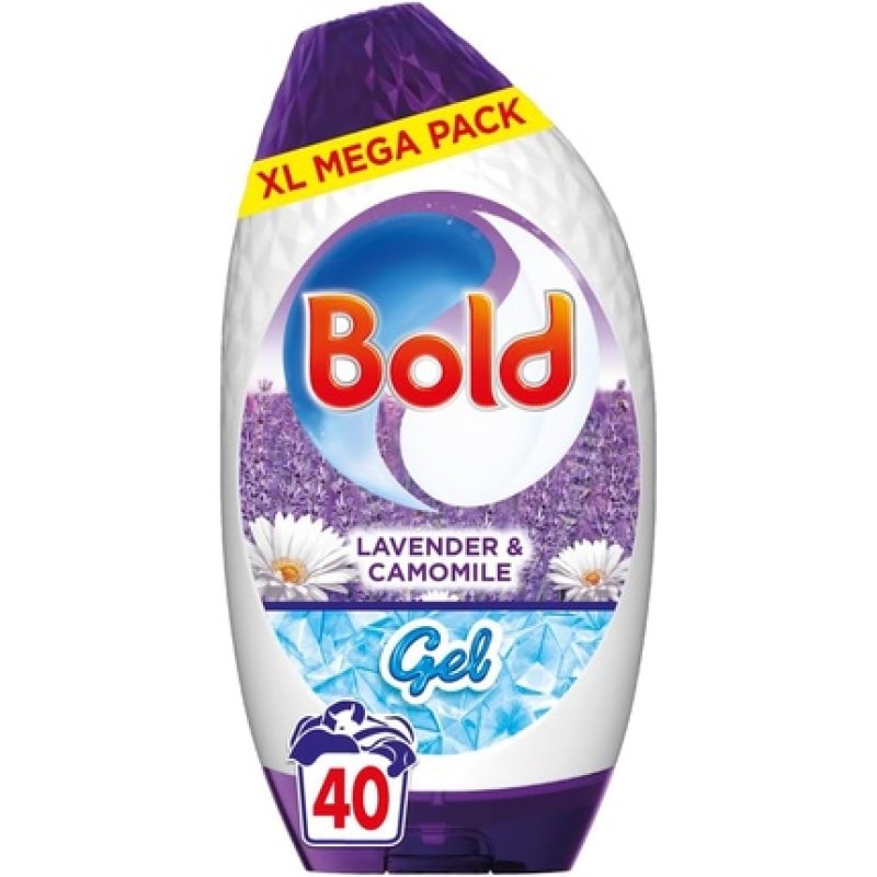 Bold Lavender & Chamomile Liquid Laundry Detergent 40 Washes 132l