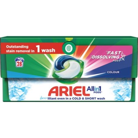 Ariel Pods 3 In 1 Colour 28 X 182 Gr By Ariel