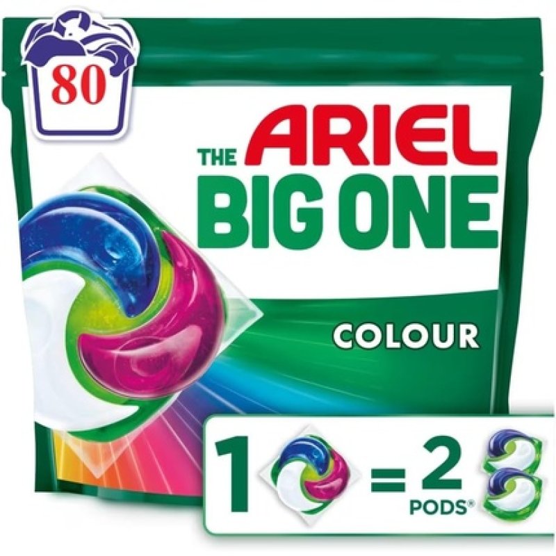 Ariel Laundry Pods The Big One 80 Pods
