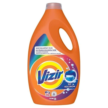 Vizir Laundry Liquid For Colors 50 Washes 225 Liters