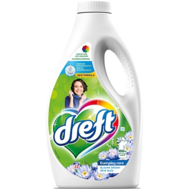 Dreft Liquid Detergent Blue Dream 32 Washes 16 Liters