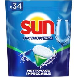 Sun Optimum All-in-One Dishwasher Tablets 34 Capsules