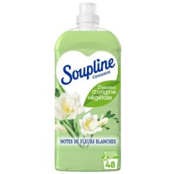 Soupline Fabric Softener Softness Of Plant Origin White Flower Notes