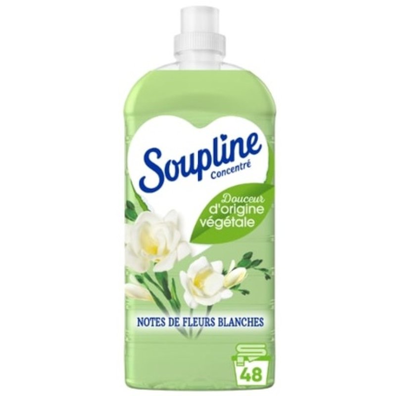 Soupline Fabric Softener Softness Of Plant Origin White Flower Notes