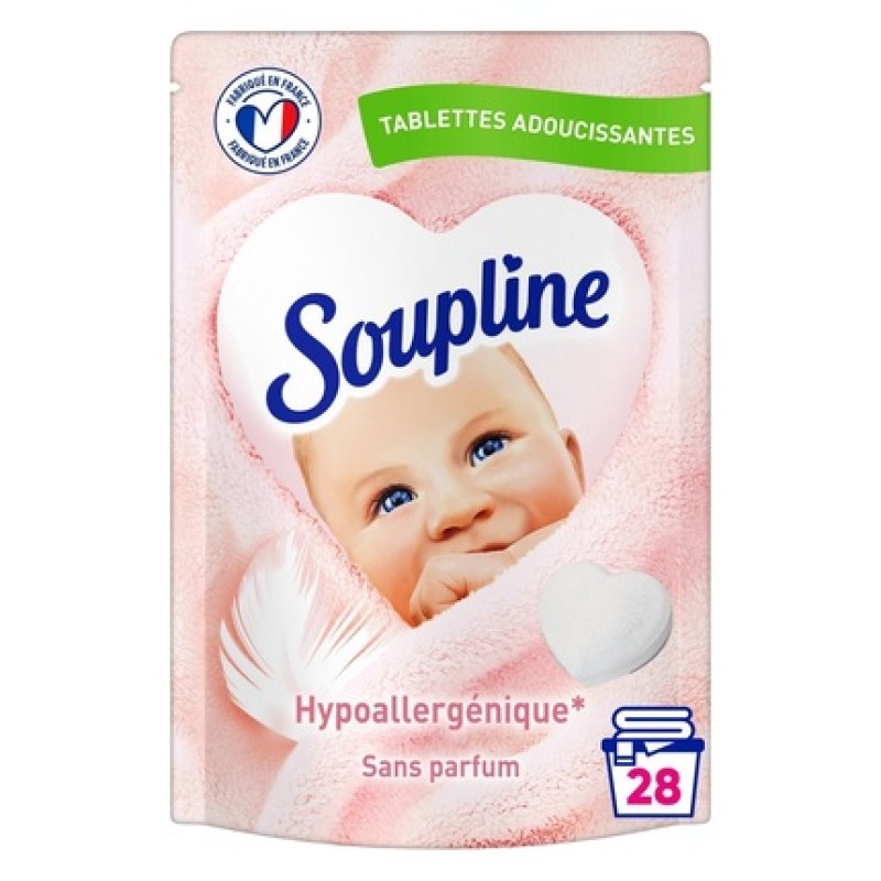 Soupline Hypoallergenic Hearts Softener Tablets