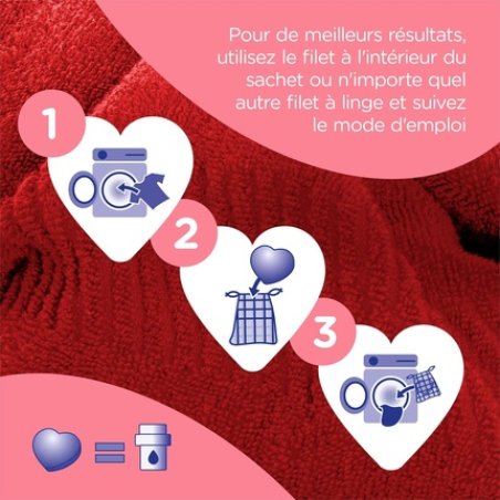 Soupline Heart-Shaped Fabric Softener Tablets Passionate Bouquet of Roses