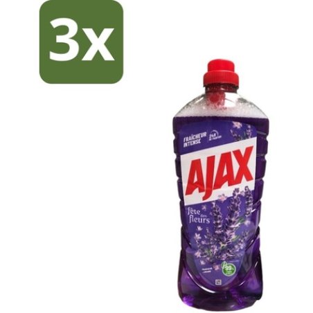 Ajax Allpurpose Cleaner Lavender 125 L Bulk Pack 3 Pieces