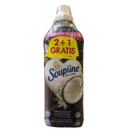 Soupline Fabric Softener White Flowers And Notes Of Coconut Concentrated 21 Free